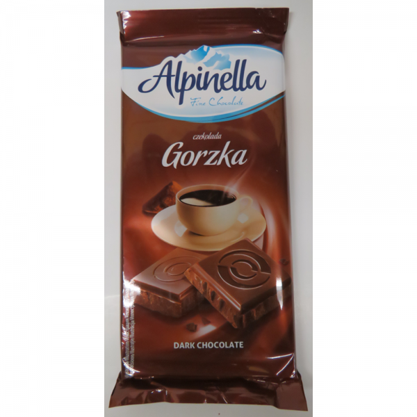 Alpinella Gorzka Dark Chocolate Bar