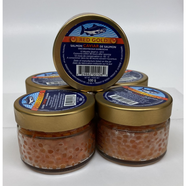 Red Gold Salmon Caviar 100g